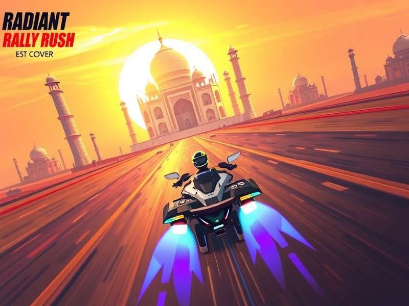Radiant Rally Rush Futuristic Indian Tracks - Taj Mahal, Marine Drive, Jaipur Palace